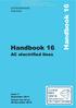 Handbook 16. Handbook 16. AC electrified lines. GE/RT8000/HB16 Rule Book