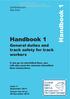 Handbook 1. Handbook 1. General duties and track safety for track workers. GE/RT8000/HB1 Rule Book