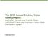 The 2015 Annual Drinking Water Quality Report: Burlington, Burloak and Oakville Water Purification Plants and the South Halton Water Distribution