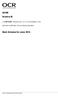GCSE Science B. Mark Scheme for June 2014. Unit B712/01: Modules B2, C2, P2 (Foundation Tier) General Certificate of Secondary Education