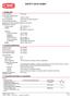 SAFETY DATA SHEET. 1. Identification. 2. Hazard(s) identification. 3. Composition/information on ingredients. Other means of identification