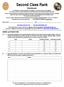 Second Class Rank Workbook
