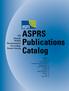 ASPRS Publications Catalog