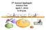 5 th Annual Applegate Science Fair April 7, 2016 6:30 p.m.