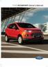 FORD ECOSPORT Owner's Manual