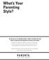 What s Your Parenting Style?