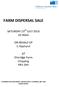 FARM DISPERSAL SALE. SATURDAY 23 rd JULY 2016 10:30am. ON BEHALF OF C Hayhurst. AT Elmridge Farm Chipping PR3 2NY
