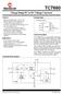 TC7660. Charge Pump DC-to-DC Voltage Converter. Package Types. Features. General Description. Applications. Functional Block Diagram TC7660