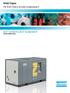 Atlas Copco. Oil-free rotary screw compressors. ZR/ZT 110-750-FF & ZR/ZT 132-900 VSD-FF 110-935 kw/150-1253 hp