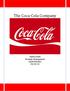 The Coca-Cola Company. Sandra Baah Strategic Management Linda Bohaker 04/10/15