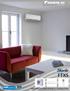FTXS. Wall Mount Heat Pump or Cooling Only