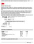 MATERIAL SAFETY DATA SHEET 3M Super 33+ and Super 88 and 37 and 15 Vinyl Electrical Tape-No Lead 12/02/10