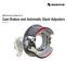 Cam Brakes and Automatic Slack Adjusters