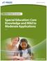 Special Education: Core Knowledge and Mild to Moderate Applications