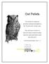 Owl Pellets. This hands-on classroom workshop introduces students to the ins and outs of barn owls.