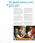 The global tobacco crisis