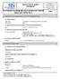 SAFETY DATA SHEET Revised edition no : 0 SDS/MSDS Date : 18 / 7 / 2012