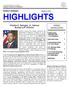 INSIDE HIGHLIGHTS. Charles E. Samuels, Jr., Named Bureau s 8 th Director. MONDAY MORNING January 9, 2012 HIGHLIGHTS