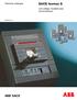Technical catalogue. Low-voltage moulded-case circuit-breakers. 604050/012 en ABB SACE