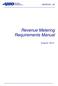 Revenue Metering Requirements Manual