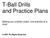 T-Ball Drills and Practice Plans