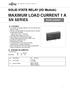 MAXIMUM LOAD CURRENT 1 A SN SERIES