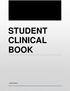 STUDENT CLINICAL BOOK
