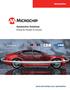 Automotive. Automotive Solutions. Driving the Freedom to Innovate. www.microchip.com/automotive