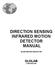 DIRECTION SENSING INFRARED MOTION DETECTOR MANUAL