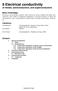 9 Electrical conductivity