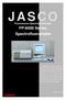 JASCO. FP-6000 Series Spectrofluorometer. Fluorescence Spectrophotometer