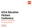 ACCA Education Partners Conference
