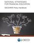NATIONAL STRATEGIES FOR FINANCIAL EDUCATION. OECD/INFE Policy Handbook