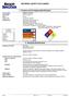 MATERIAL SAFETY DATA SHEET. 1. Product and Company Identification
