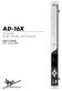 16-channel 24 bit, 192 khz, A/D Converter. User s Guide v2.0 - January 2005