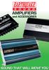 AMPLIFIERS. and ACCESSORIES