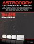 The APM ASTRONOMY TECHNOLOGY TODAY. 152mm f/7.9 ED-APO. Your Complete Guide to Astronomical Equipment