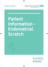 Patient Information - Endometrial Scratch