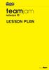 teamjam release 10 LESSON PLAN