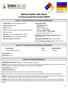 Material Safety Data Sheet