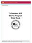 Minnesota 4-H Horse Program Rule Book