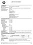 SAFETY DATA SHEET. This product is a toner preparation that is used in HP LaserJet 4100/4100mfp/4101mfp series printers.
