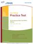 The Official. Practice Test. Pre-Professional Skills Test (PPST ): Test Codes: 0720, 5720
