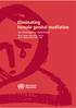 Eliminating Female genital mutilation