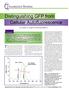 Distinguishing GFP from Cellular Autofluorescence