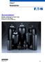 Vickers. Accessories. Accumulators. Bladder, Diaphragm & Piston Type Sizes to 454 l (120 USgal.) Pressures to 345 bar (5000 psi) Released 10/94