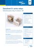 Datasheet D- series relays