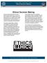 Ethical Decision Making