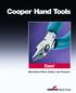 Cooper Hand Tools. Electronics Pliers, Cutters and Tweezers