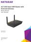 AC1200 Smart WiFi Router with External Antennas